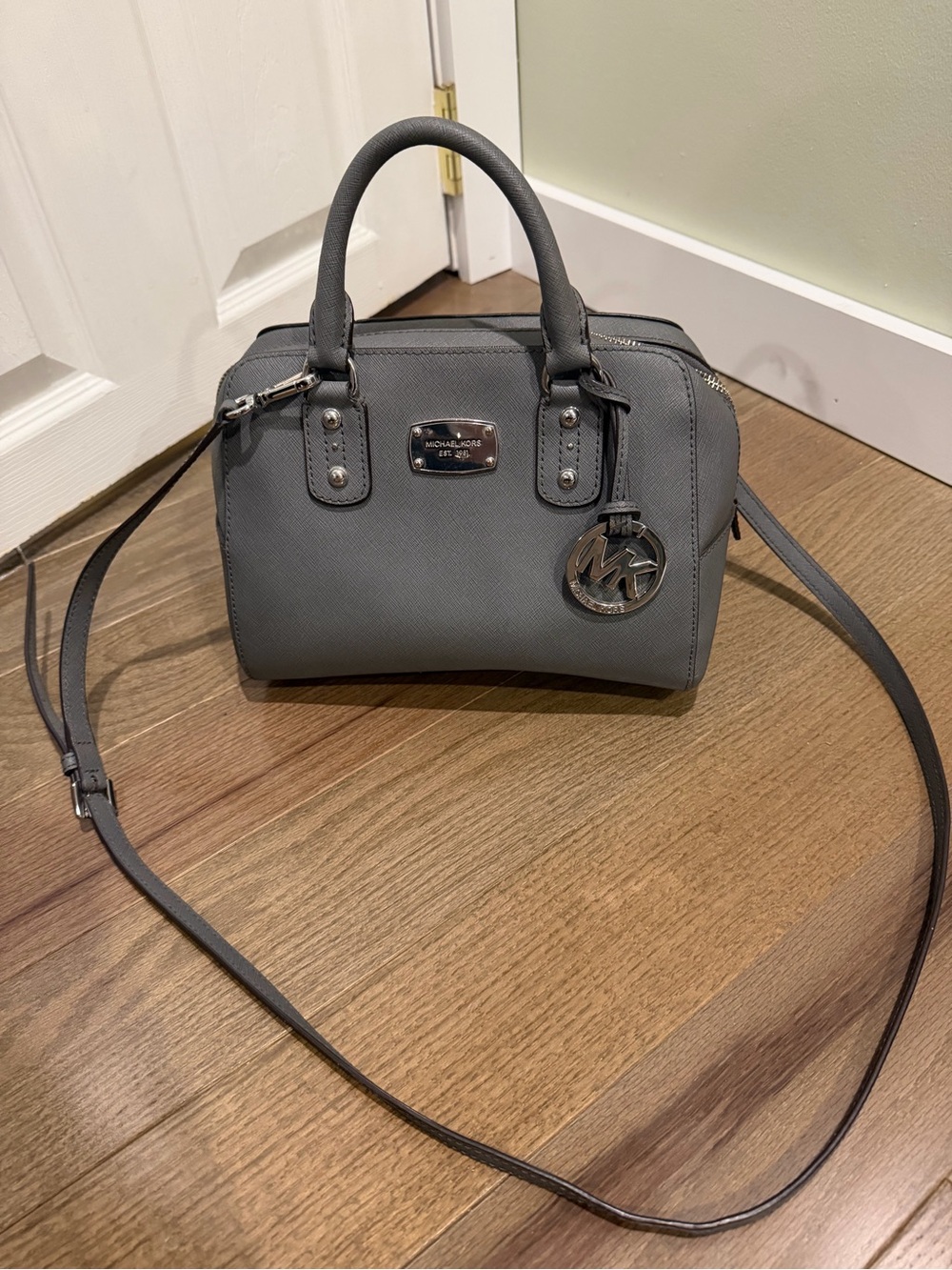 Grey Michael Kors Purse